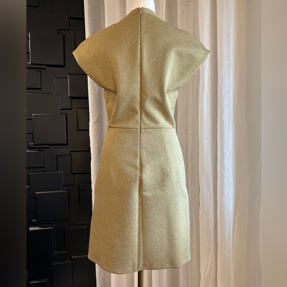 3.1 Philip Lim metallic gold glitter dress 2 - Picture 3 of 10